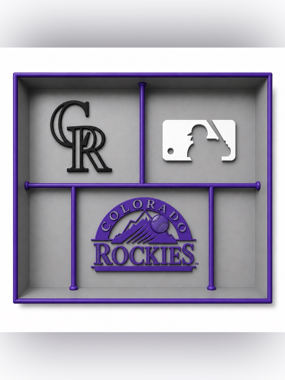 Colorado Rockies MLB Pocket Dump Tray - For Keys, Wallet, Money, Etc